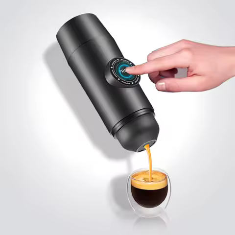 Portable Nespresso coffe maker Espresso Rechargeable Coffee Machine Outdoor Travebuilt-In Battery Ex