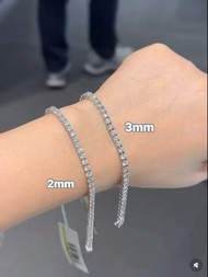 韓國LLOYD 網球手鏈3mm/2mm