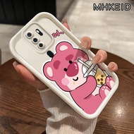 Casing Hp OPPO A5 2020 OPPO A9 2020 Case pola Kartun Winnie Bear desain baru Inklusif pencegahan jatuh silikon Softcase Kesing