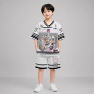 BIZZARD - BOYS' SUITS AND UNISEXWanita JERSEY ONE PIECE LUFFY GEAR 5 SERIES