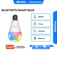 MeeGoo Smart LED Bulb Dimmable E27 E26 B22 9W RGB LED Bluetooth Ambiance Light APP control