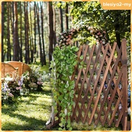 [BlesiyaedMY] Expandable Wood Fence Retractable Garden Trellis Wedding Photo Props Lattice Fence for