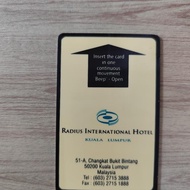 Kartu kunci Kamar hotel Malaysia untuk koleksi