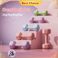Dumbell Set Pair 1KG to 3KG Lady Dumbell Muscle Fitness Exercise Equipment