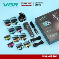 VGR-V880C ปัตตาเลี่ยนตัดผม ไร้สาย พร้อมแท่นชาร์จ เครื่องมือทำผม