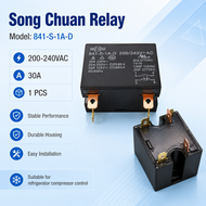 New 1pc 841-S-1A-D 200-240VAC 30A Taiwan Songchuan Solid State Refrigerator Compressor Relay Sanxin