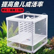 Guppy Fish Tank Small Breeding Net Isolation Box Floating Guppy Clamshell Nylon Breeding Net Breedin