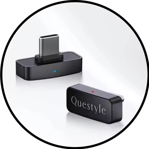 Questyle QCC Dongle Pro2 Lossless LDAC Bluetooth Transmitter HiFi Wireless Bluetooth Adapter New Gif