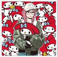 backside works. / 限量 Sanrio My Melody 海報 Poster Hello Kitty