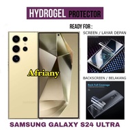 Samsung Galaxy S24 S24 Plus S24 Ultra Anti-Scratch Hydrogel Full Screen Protector