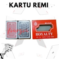 Kartu Remi Plastik Royal Plastic Box / Remi Royal 2 set