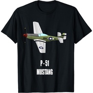 P-51 World War Ii Military Airplane Best Idea T-Shirt