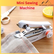 SW Mesin Jahit Tangan Mini Hand Held Sewing Machine Mini Portable Sewing Machine Stapler Sewing Mach