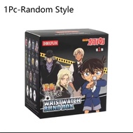 AROMAL Phim hoạt hình anime Đồng hồ Detective Conan Hộp bí ẩn Chống thấm nước Thạch anh Đồng hồ hộp 