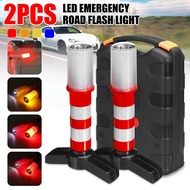 (AOPG) 2Pcs LED Emergency Road Flash Flare Roadside Beacon Safety Strobe Warning