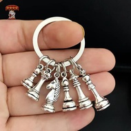 Amonghot> Fashion Chess Keychain Chessboard Chess Car Keychain new