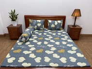 Áo bọc nệm 2 mặt có dây kéo Thun lạnh HQ [ SIÊU LẠNH] bảo vệ nệm-KHÔNG VỎ ÁO GỐI