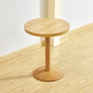 Coffee Table Rubber Wood Round Table 60*72cm Dining Table Office Discussion Table Meja Bulat Kopi