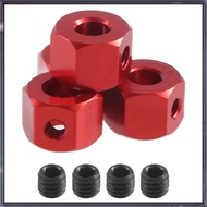 [A Z T K] 4PCS 5mm to 12mm Metal Combiner Wheel Hub Hex Adapter for  D12 C14 C24 B14 B16 MN D90 D91 