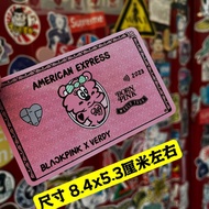 Street Wear Verdy Artist Co-Branded Seoul Limited Sticker blackpink Accessories AMEX nigo Style