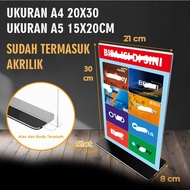 BRILINK ADVERTISING TABLE ACRYLIC COUNTER TABLE DECORATIONS