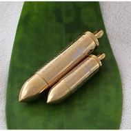 24k Gold Plated Stainless Steel with Cross symbol text Pendant Perfume Bottle Open Top Pendant