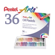 Pentel Chalk Paint Arts Oil Pastels 36 Colors