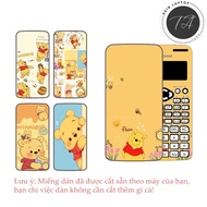 Casio fx570/ fx580/ fx880/... computer Decal sticker Pooh bear has a additional customer's name prin