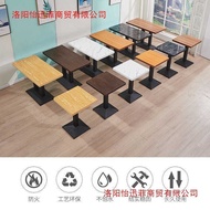 Table Chair Tea Shop Canteen Milk Cafe Dessert Fast Food Square Table Restaurant Commercial Combinat