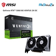 MSI NVIDIA RTX™ 5060 VENTUS 2X OC 8G GDDR7 Graphic Card (RTX5060 VENTUS 2X 8G GDDR7)