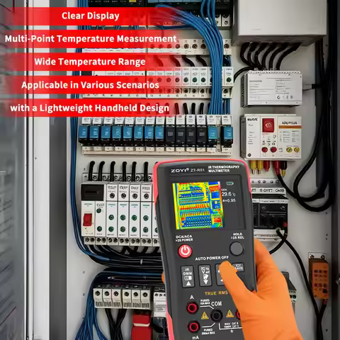 ZT-R01 portable thermal imager multimeter 2-in-1 function floor heating water leakage detection HD t