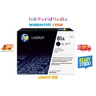 HP 81A Black LaserJet Toner Cartridge (CF281A)