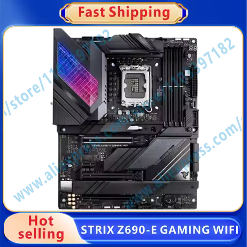 STRIX Z690-E GAMING WIFI LGA 1700 Z690 Motherboard DDR5 128GB PCI-E 5.0 ATX