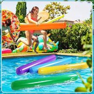 1 ชิ้น Inflatable Pool Noodle, PVC Colorful Swimming Pool Floating Stick, Water Game Toy Float/Swimm