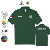 Arials Polo shirt Baju Kaos Kerah Kementerian Lingkungan Hidup Dan Kehutanan
