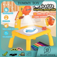 Clearance Sale Giraffe projection drawing board for children projector drawing board table with musi