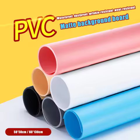 INS 60X130cm PVC Background Photography Props Morandi Backdrops for Portrait Product Shot Waterproof