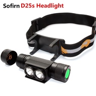 D25S headlamp 18650 headlight dual Luminus SST40 LED 1200lm USB Rechargeable lamp