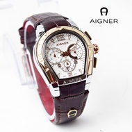 Y XI JAM TANGAN WANITA AIGNER PALERMO CHRONO AKTIF TALI KULIT ORIGINAL