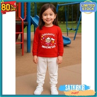 MERAH Independence Discount Girls' Suit Anomali Ballerina Cappuccina Sweater Kam and Jogger Hut Ri 8