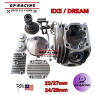 EX5/ EX5 DREAM HEAD RACING 23/27MM 24/28MM FULL SET EX5 HIGH POWER EX5 HP "GP RACING"