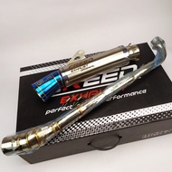 1set Original Creed Exhaust Knalpot racing for JUPITER Z SUPRA X 125 SUPRA 110 REVO ABSOLUTE BLADE V