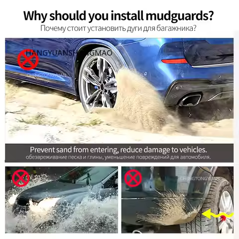 For BMW X5 M Sport G05 2019-2024 Mudguards Mud Flaps 30i 40i 50i xDrive M50i Auto Wheel Fender Splas