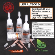 Lem Alteco D Super Instan Glue Cairan Perekat Serbaguna Bisa Untuk Memarit Lilitan Ring Guide Kolong