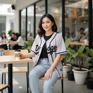 Dodgers Grey Women's Baseball Shirt