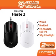 HyperX Pulsefire Haste 2 Gaming Mouse Wired 53g Ultralight Braided 26,000 DPI 650 IPS 8000Hz Polling