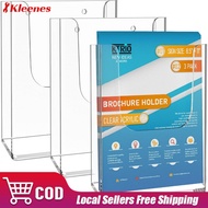 A4/A5 Acrylic Brochure Office Flyer Magazine Literature Holder Wall Mount Office Equipment