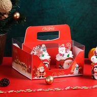 2023 Christmas cupcake Box, Christmas Gift Box, Christmas Cake Box