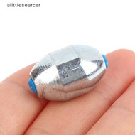 ali  20Pcs Alloy Hollow Olive Fishing Sinkers3/ 4/6/8/10/12/15g Wax Coating Fishing Weight Steel Fis