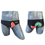 SW140 กางเกงว่ายน้ำผ้าไลคร่า สกรีนลายแตงโม Awesome swimwear